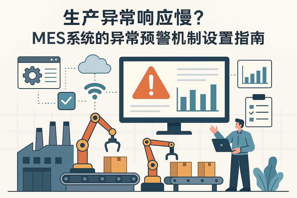 生产异常响应慢？MES系统的异常预警机制设置指南  